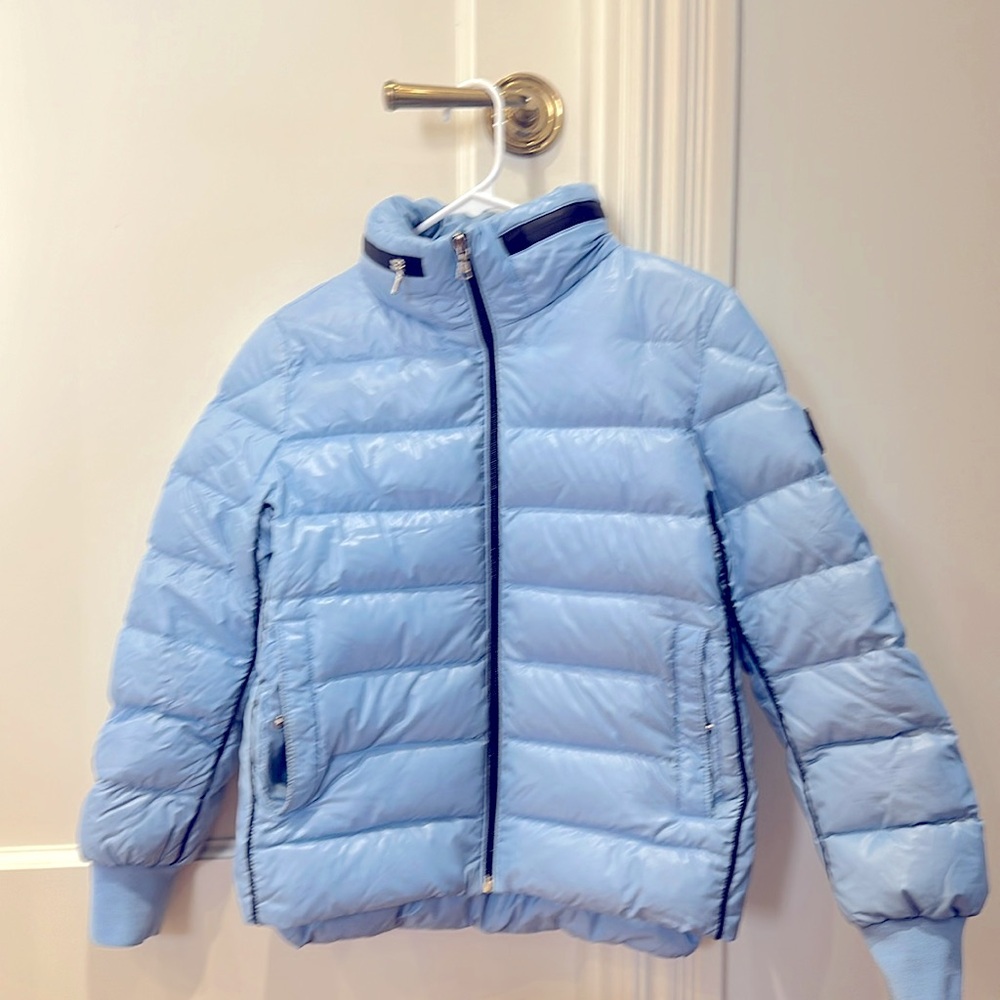 Moncler Kids’ Light Blue Jacket; Size 12. Excellent condition